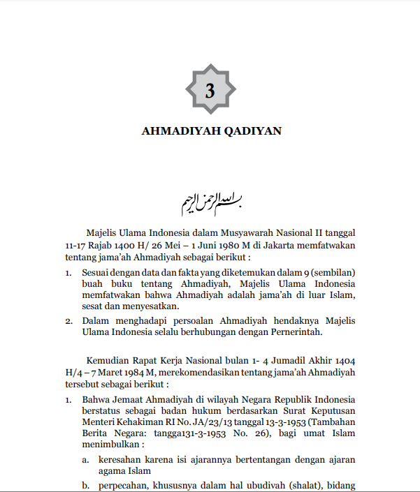 AHMADIYAH  QADIYAN