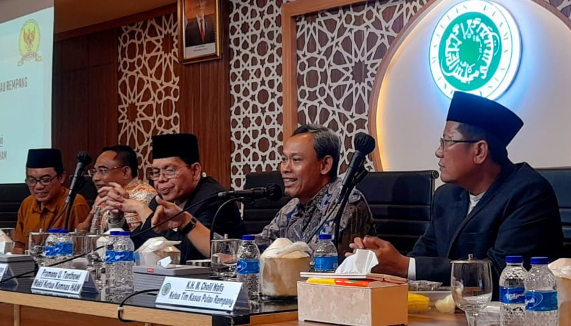 Diskusi Rempang di MUI, Komnas HAM: Ada Prosedur Pemerintah yang Terlewat Diskusi Rempang di MUI, Komnas HAM: Ada Prosedur Pemerintah yang Terlewat