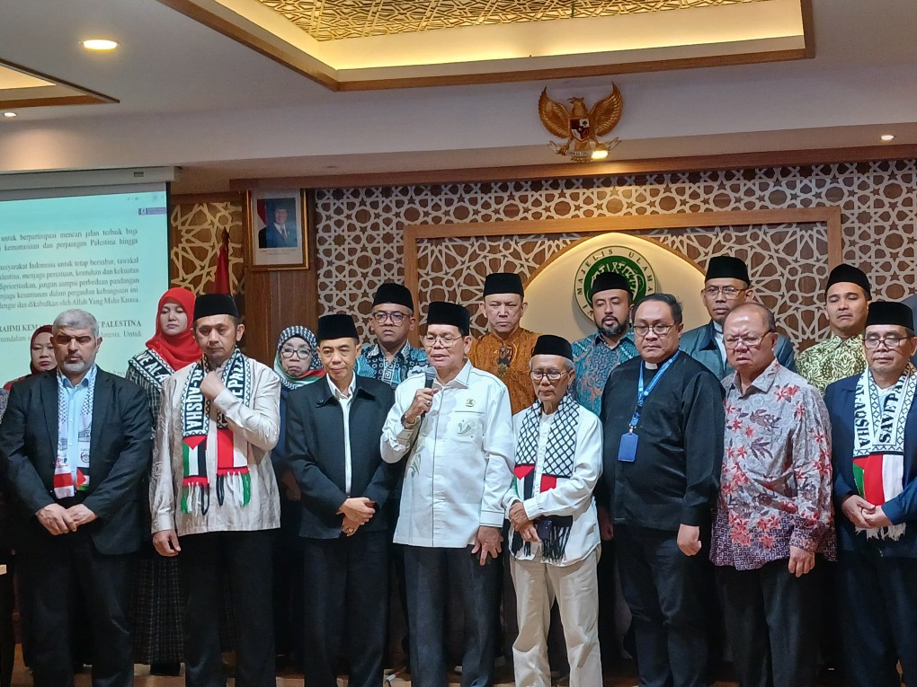 Serap Masukan Tokoh Lintas Agama terkait Palestina, MUI Siap Sampaikan Rekomendasi ke Presiden Prabowo Serap Masukan Tokoh Lintas Agama terkait Palestina, MUI Siap Sampaikan Rekomendasi ke Presiden Prabowo