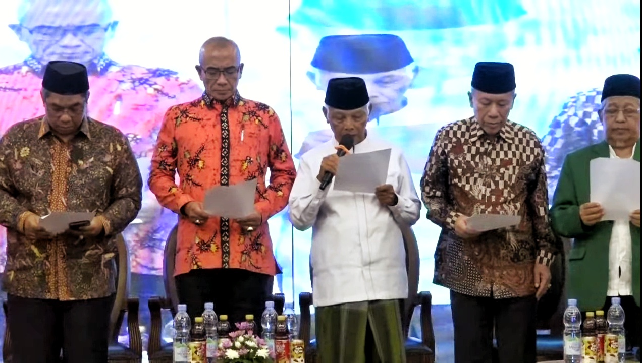 Ketum MUI Pimpin Deklarasi Pemilu Damai, 7 Poin Ini yang Disampaikan Ketum MUI Pimpin Deklarasi Pemilu Damai, 7 Poin Ini yang Disampaikan