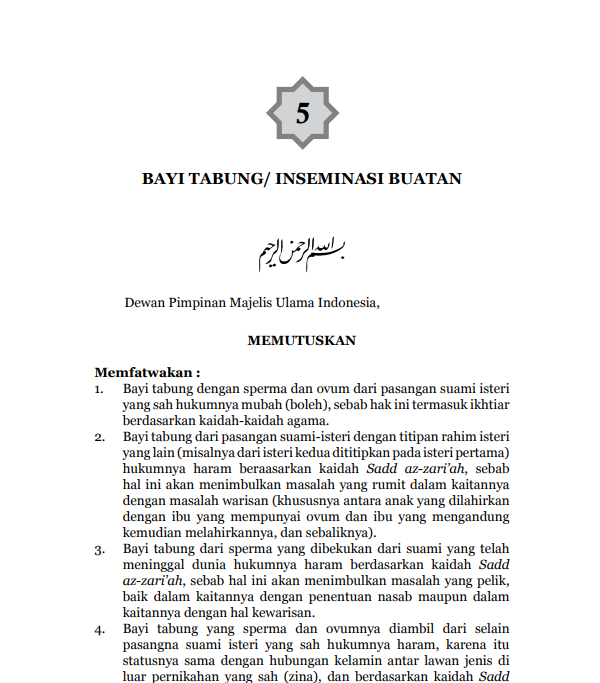 BAYI TABUNG/ INSEMINASI BUATAN
